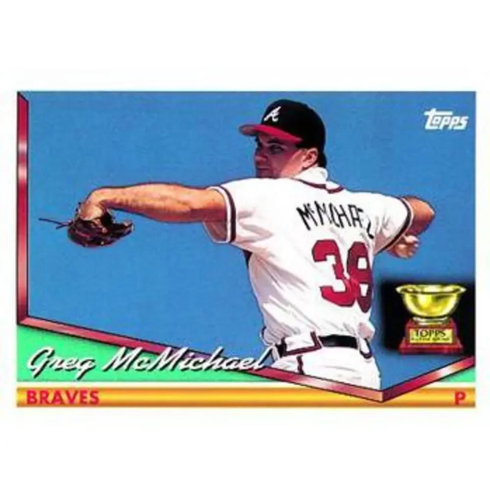 1994 Topps Greg McMichael ASR # 81 Atlanta Braves